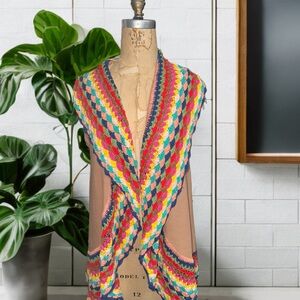 Multicolor Knit Home Accent